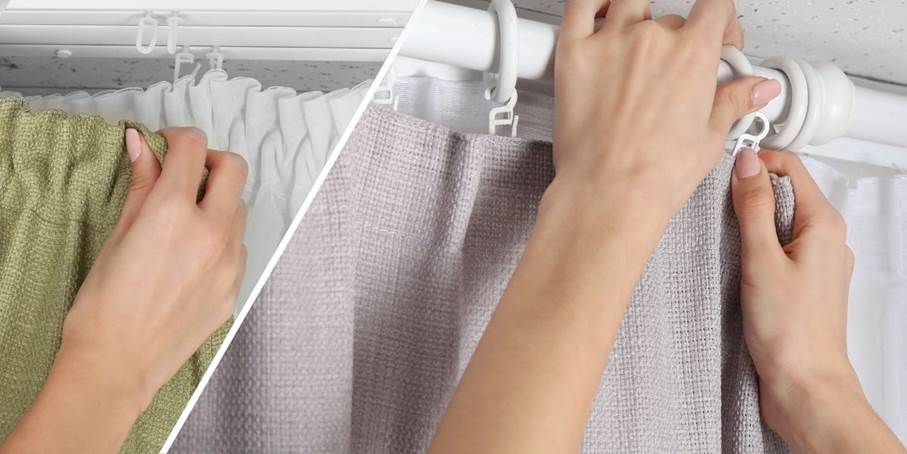 Vorhang aufhängen – Möglichkeiten, Tipps & Tricks
