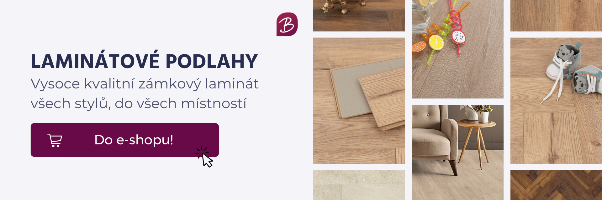 Různé laminátové podlahy